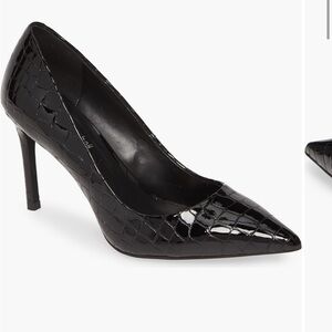 Jeffrey Campbell Pelara Pointed Toe Pump - Croc